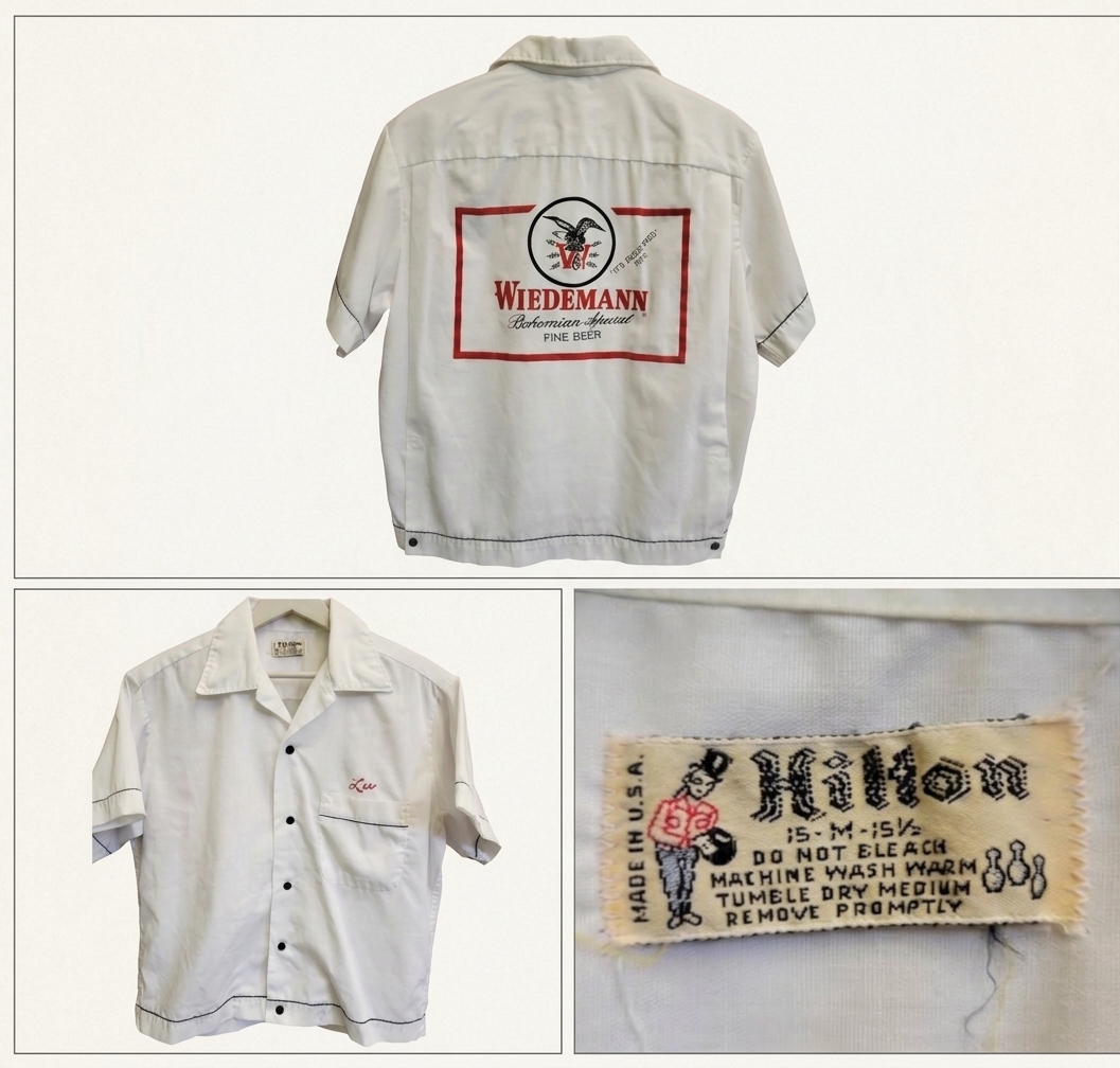 KOCH EMBROIDERY WIEDEMANN BREWERY BOWLING SHIRT